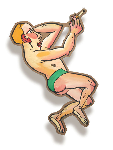 BAIGNEUR À LA CIGARETTE