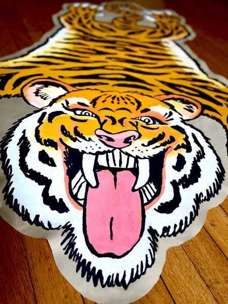 " LE TIGRE " CARPETTE EFFRAYANTE