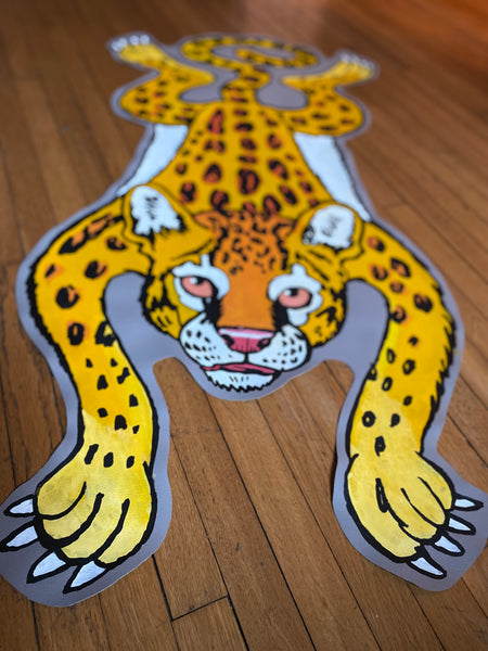 " L'OCELOT " CARPETTE FELINE