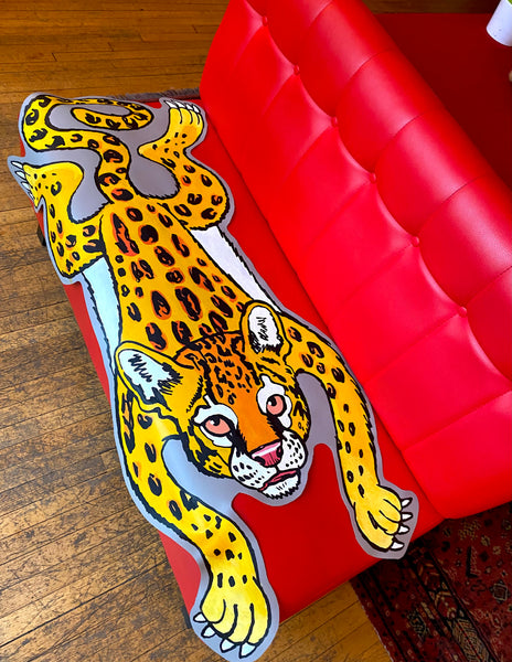 " L'OCELOT " CARPETTE FELINE