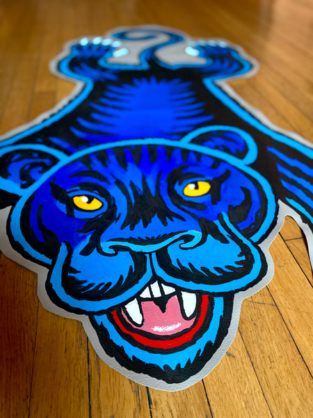 " LA PANTHÈRE NOIRE " CARPETTE DES TENEBRES