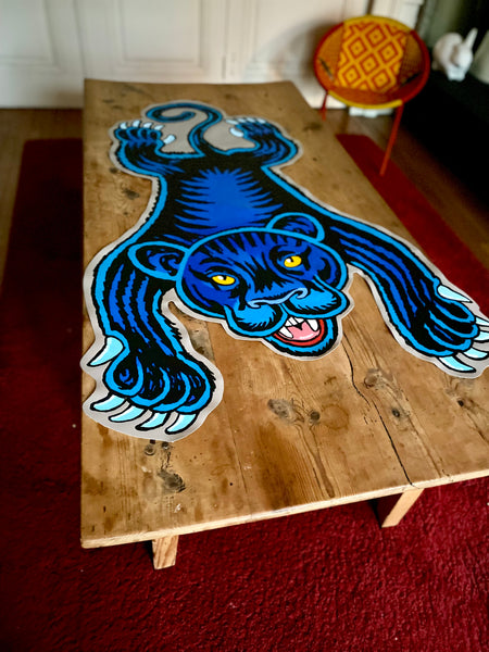 " LA PANTHÈRE NOIRE " CARPETTE DES TENEBRES