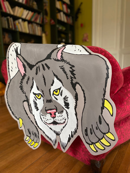 " LE LYNX " CARPETTE AUX OREILLES POINTUES