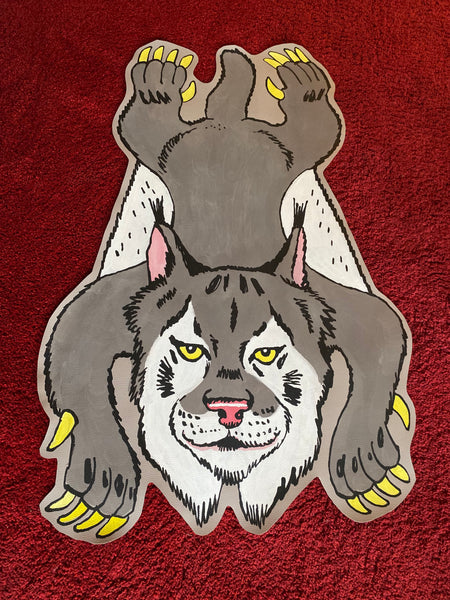 " LE LYNX " CARPETTE AUX OREILLES POINTUES