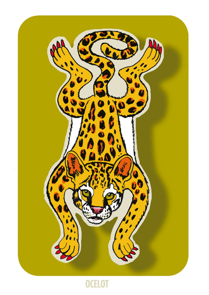 " L'OCELOT " CARPETTE FELINE