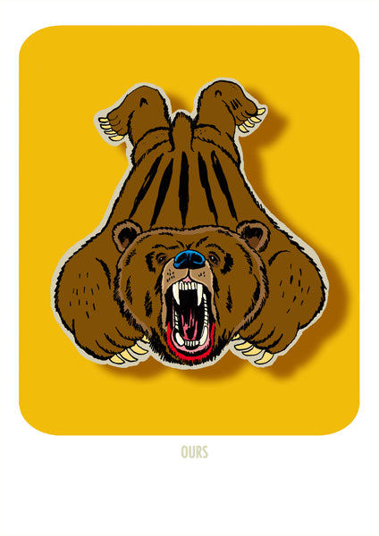 " L'OURS " CARPETTE DES CAVERNES