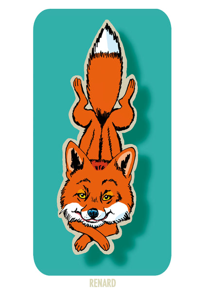 " LE RENARD " CARPETTE RUSÉE