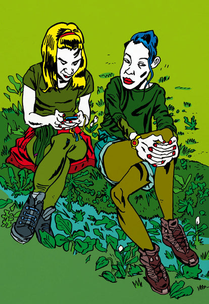 PORTRAIT DE JEUNES FILLES AUX TEXTOS