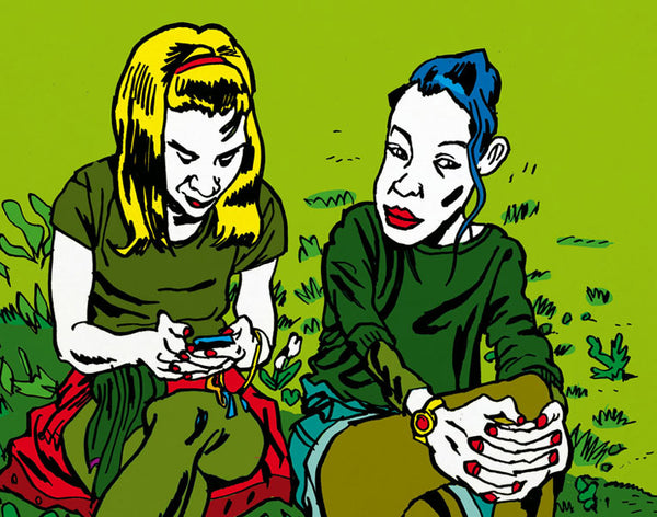 PORTRAIT DE JEUNES FILLES AUX TEXTOS