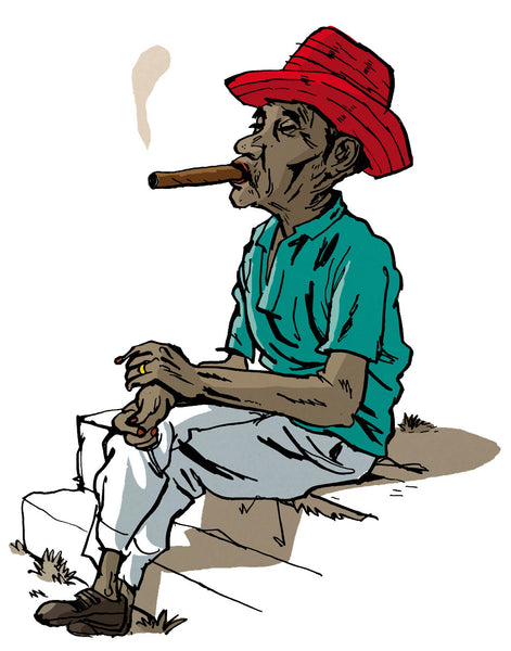 LE VIEUX CUBAIN ROULÉ MAIN