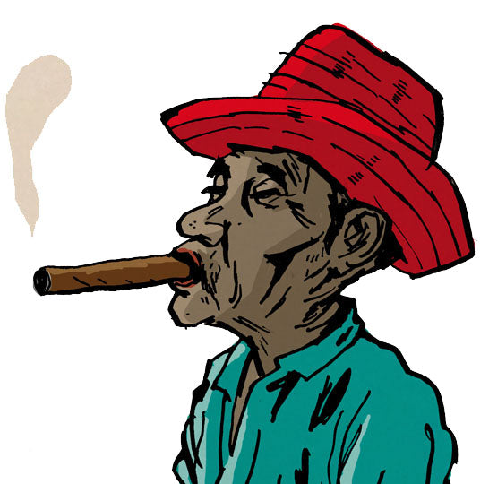 LE VIEUX CUBAIN ROULÉ MAIN