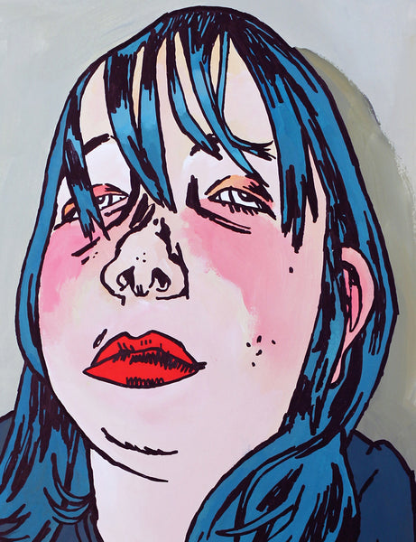 ELLE DORT À MOITIÉ